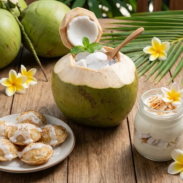 Dessert dari Kelapa Muda