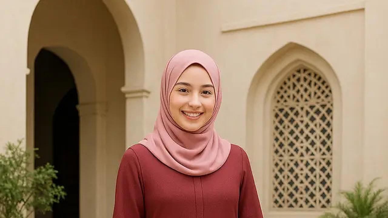 7 Inspirasi Model Dress Warna Marun yang Stylish dan Modis untuk Hijaber