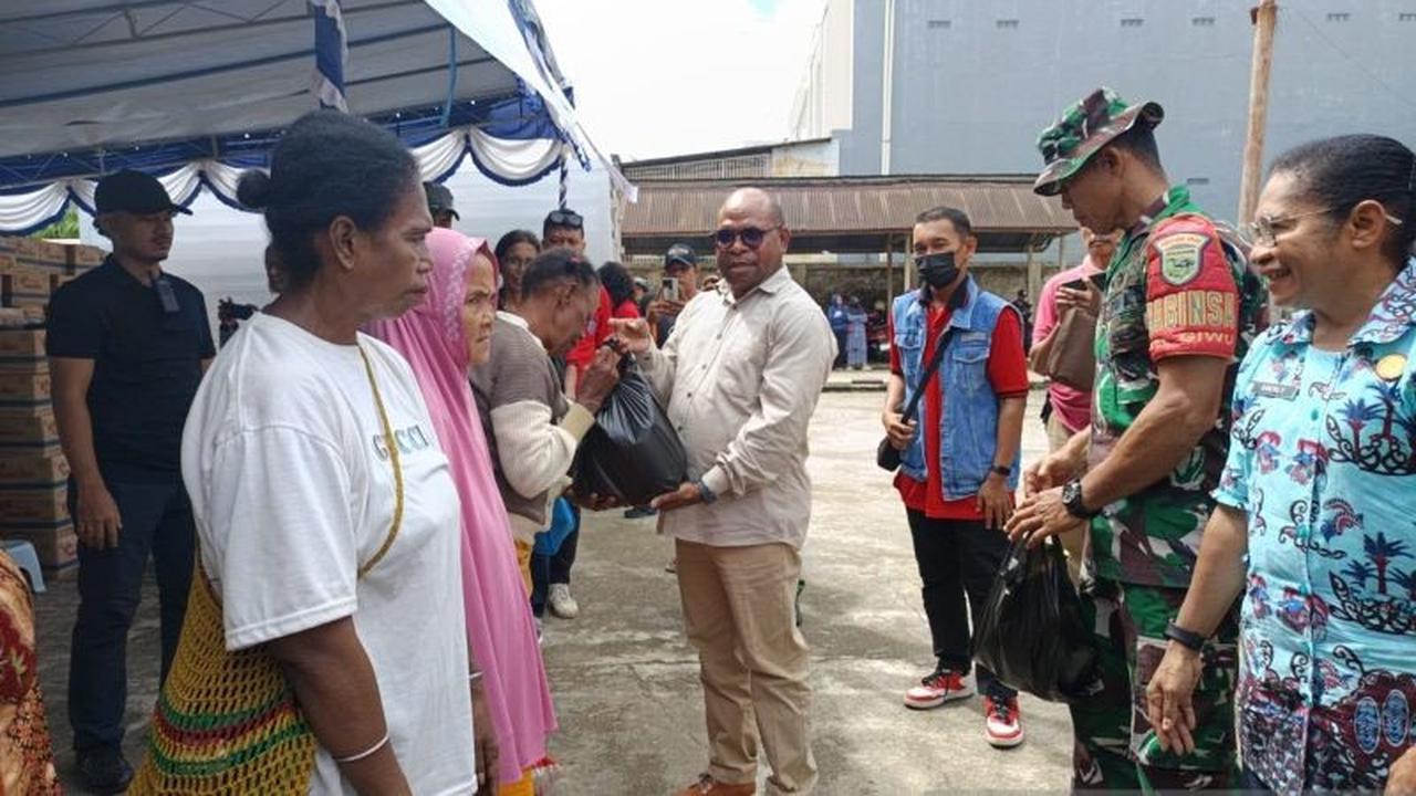 Pemkot Sorong Gelar Pasar Murah, 1.561 Paket Sembako Disalurkan Jelang Idul Fitri
