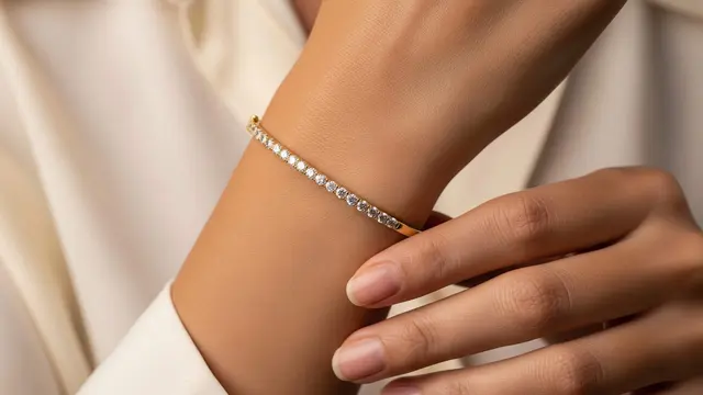 Model Gelang Emas Bangle Tipis Terbaru 2026