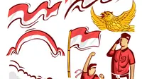 Ilustrasi Hari Kemerdekaan Indonesia. (Image by YusufSangdes on Freepik)