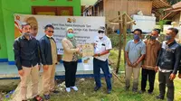Iis Edhy Prabowo meresmikan bantuan program P3TGAI di Desa Cibodas, Kabupaten Bandung, Jabar. (Istimewa)