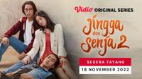 Jingga dan Senja series Season 2 akan segera tayang pada 18 November 2022 hanya di Vidio. (Dok. Vidio)