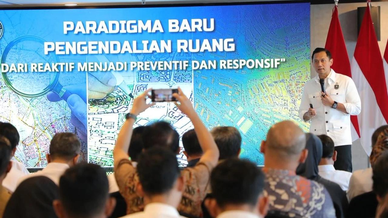 FOTO: AHY Dorong Tata Ruang Jadi Fondasi Pembangunan Berkelanjutan