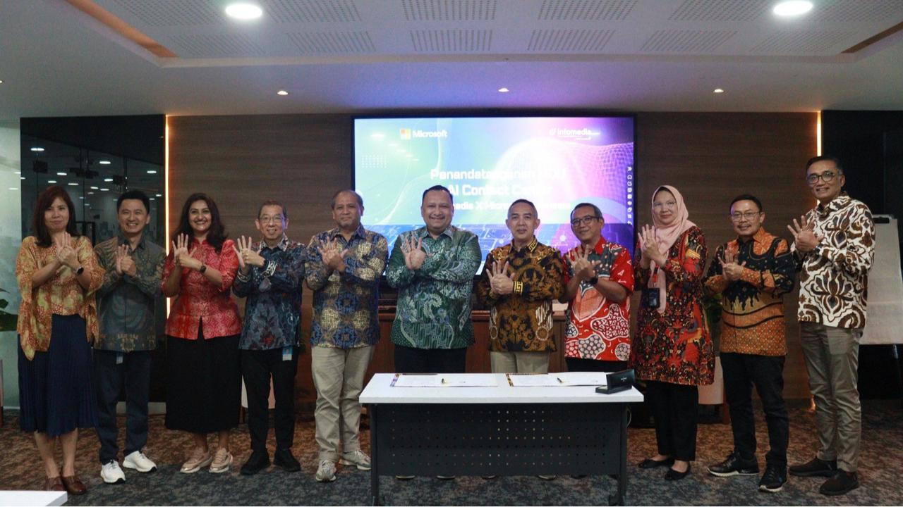 PT Infomedia Nusantara (Infomedia) kolaborasi strategis bersama Microsoft Indonesia