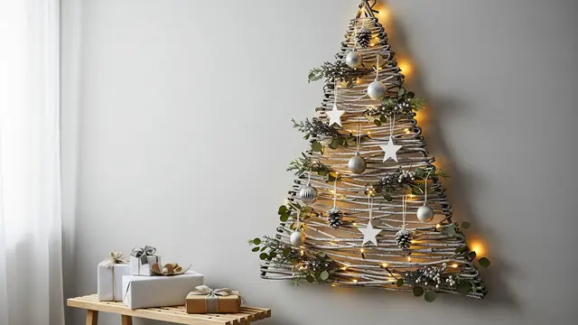 11 Inspirasi Pohon Natal yang Hemat Ruang, Sederhana tapi Tetap Meriah