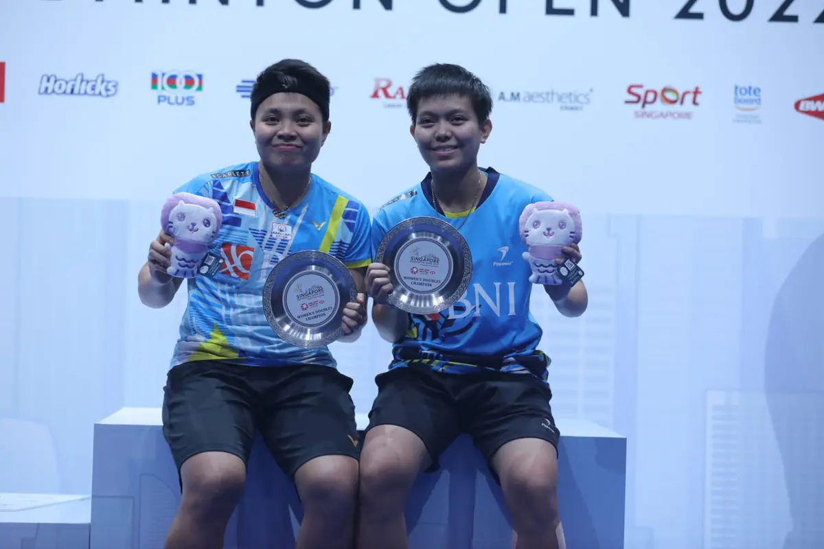 Apriyani Rahayu/Siti Fadia Silva - Apri/Fadia - Singapore Open 2022 - 17 Juli
