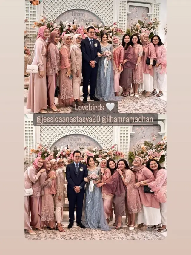 Lama Tak Muncul, Ini 6 Momen Resepsi Pernikahan Jessica Anastasya