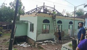 Masjid Al-Huda Gunungkidul mangkrak usai janji bantuan pembangunan Rp400 jutai tak kunjung ditepati. (Liputan6.com/ Hendro Ary Wibowo)