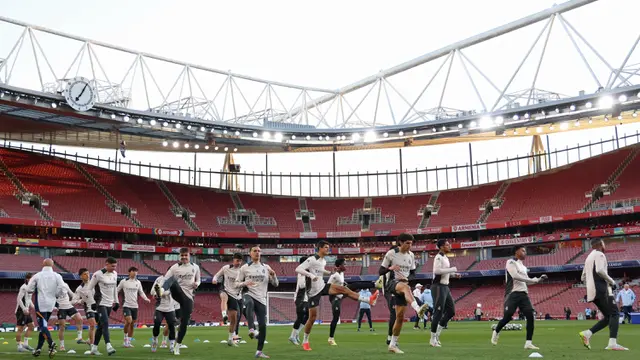 Dihantui Rapuhnya Lini Belakang, Real Madrid Bersiap Hadapi Arsenal