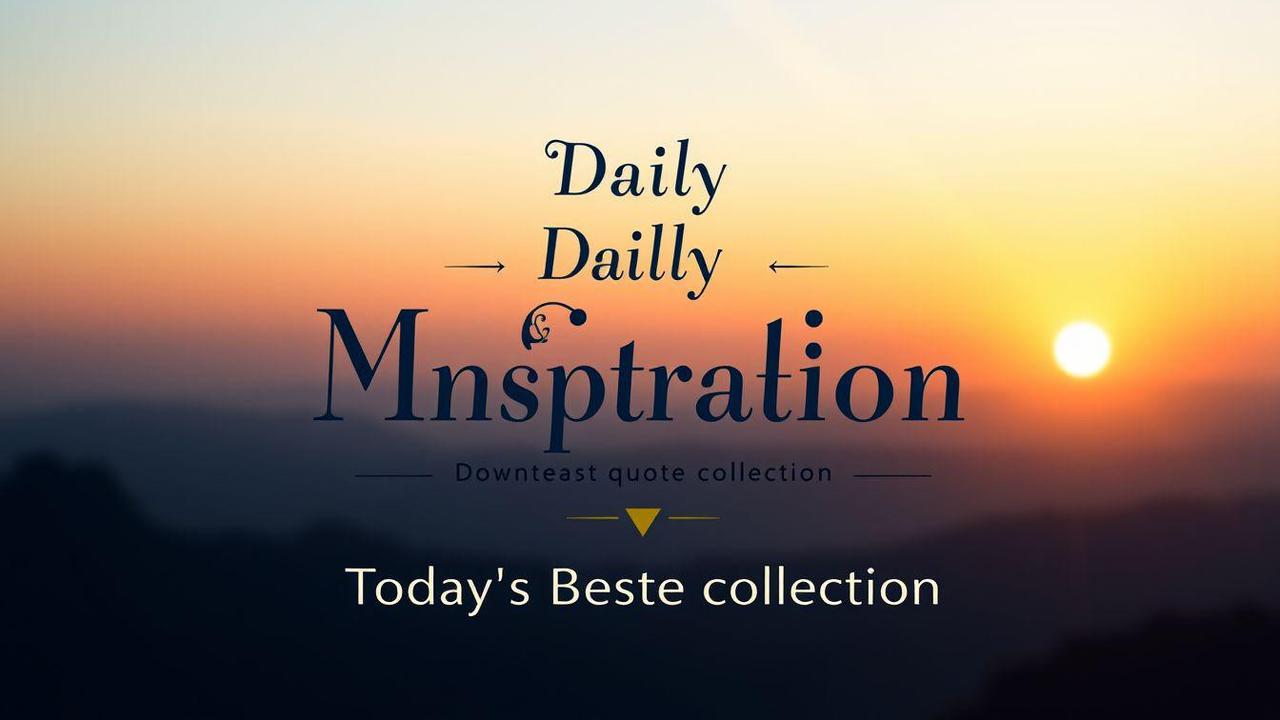 Today's Quote Collection