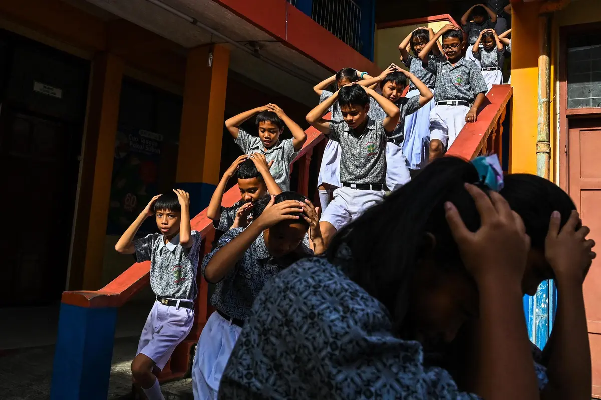 Bulan Pengurangan Resiko Bencana, Ribuan Siswa di Aceh Berlatih Simulasi Evakuasi Mandiri