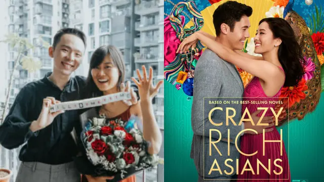 Terinspirasi Adegan Film Crazy Rich Asian, Pria Ini Lamar Kekasihnya Pakai Mahjong