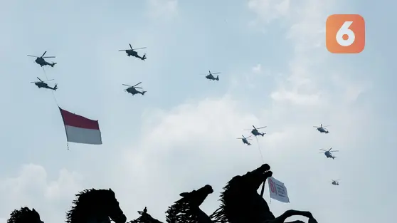 Aksi Rafale Meriahkan HUT ke-81 RI