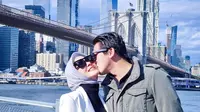 Syahrini dan Reino Barack di Brooklyn, Amerika Serikat. (Foto: Dok. Instagram @princessyahrini)