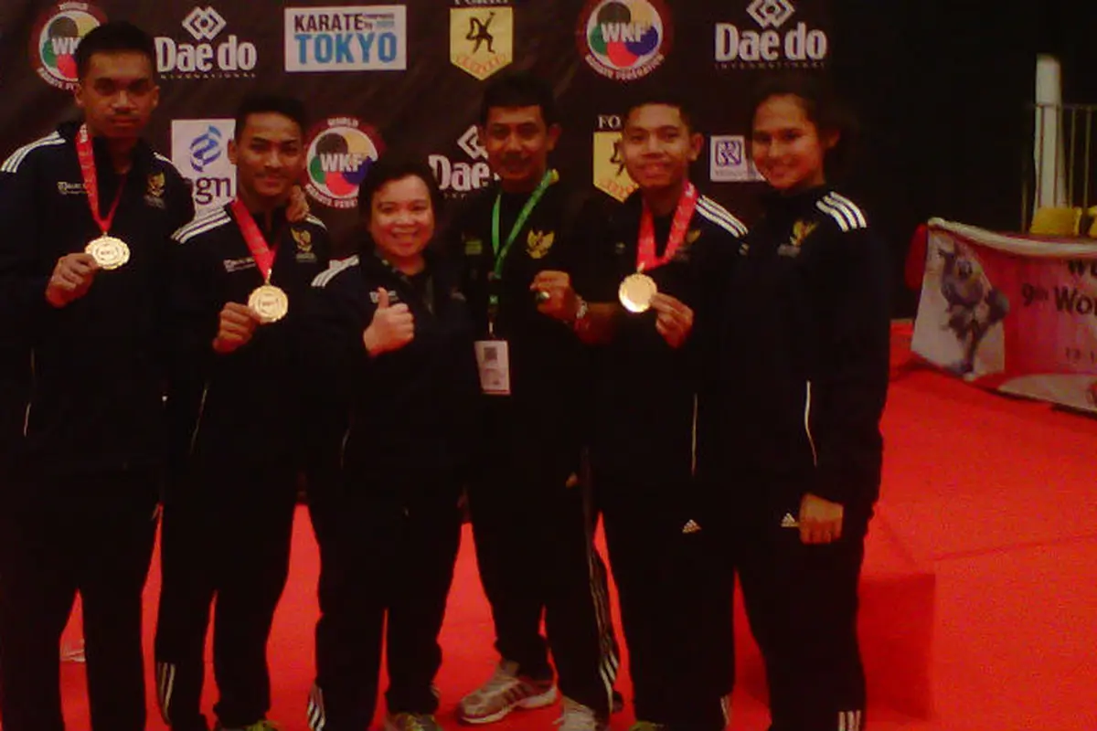 Tim Nasional Karate Junior Indonesia 2015