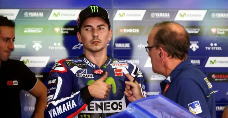 Jorge Lorenzo saat masih berkostum Yamaha. (AFP)