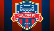 Ilustrasi - Logo Suwon FC (Bola.com/Adreanus Titus)