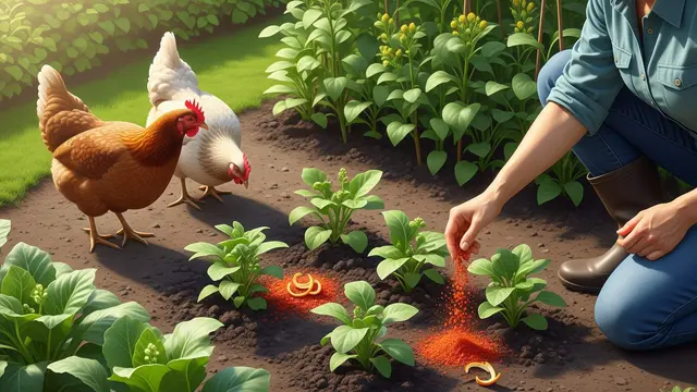 cegah ayam masuk ke pekarangan