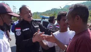 Minim Bantuan, Warga Korban Gempa Adang Rombongan Polisi