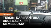 Situasi Terkini Pantura, Brebes Dipenuhi Kendaraan Arus Balik