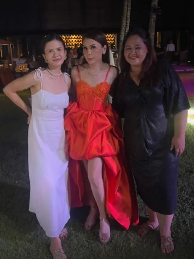 Tampilan Bold Vibrant Ketiga Kakak Ipar Jessica Mila di Resepsi Pernikahan Season Finale