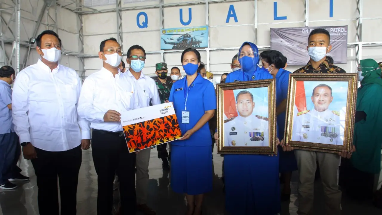Bank Mandiri Taspen (Bank Mantap) ditunjuk oleh PT Asabri (Persero) sebagai mitra bayar hak manfaat Asabri kepada keluarga kru korban tenggelamnya kapal selam KRI Nanggala 402.