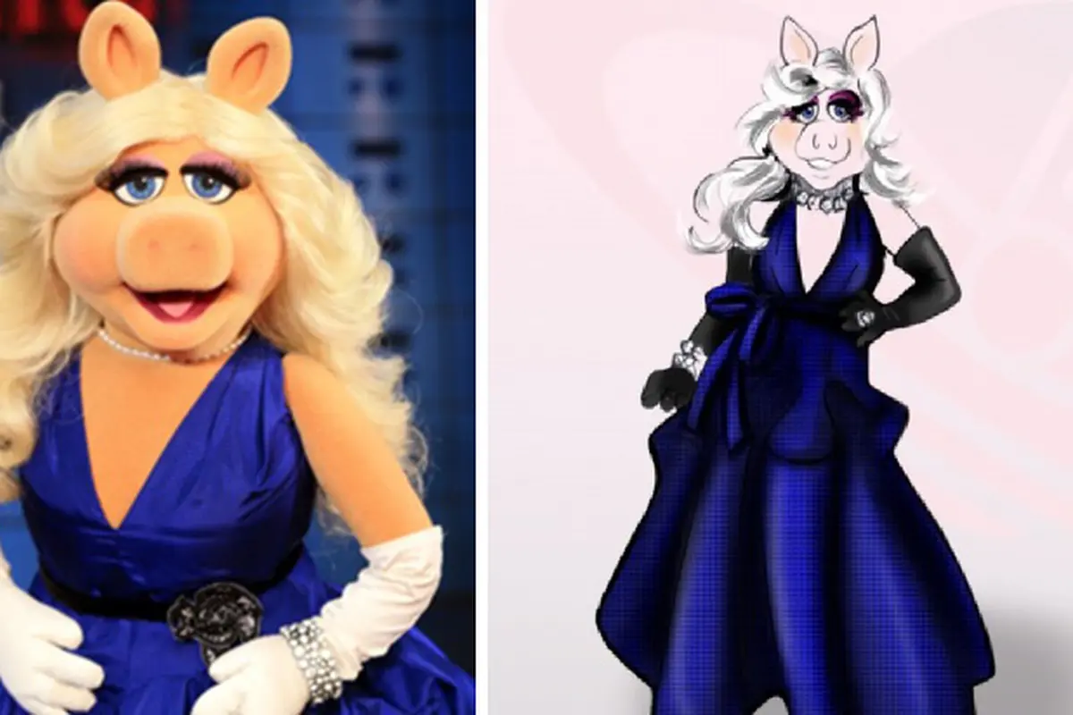 Miss Piggy Premiere The Muppet Most Wanted 2014 1