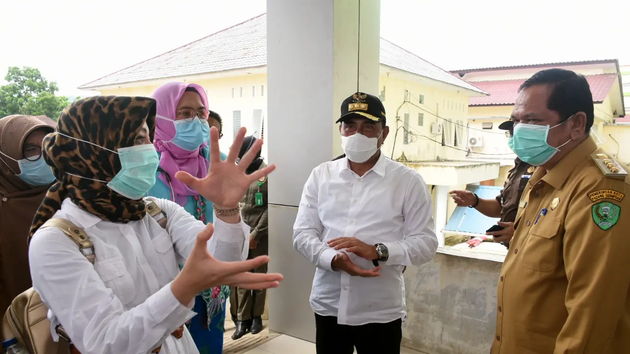 Gubernur Sumut, Edy Rahmayadi, tinjau RSUD Padangsidimpuan