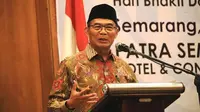 Menko PMK Muhadjir Effendy menerima sejumlah masukan soal stunting dari jajaran Pengurus Ikatan Dokter Indonesia (IDI) Jawa Tengah, di Kota Semarang pada Sabtu (2/11/2019) pagi. (Dok Humas Menko PMK)