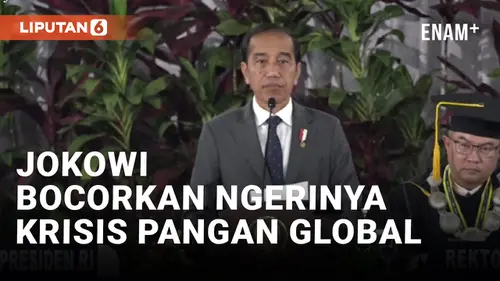 VIDEO: Jokowi Singgung Putin dan Zelensky Saat Bahas Krisis Pangan di IPB