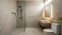 9 Ide Keramik Kamar Mandi Minimalis, Bikin Ruangan Lebih Estetik dan Nyaman