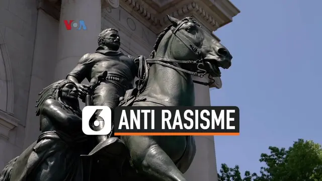 VIDEO: Gerakan Anti Rasisme Meluas ke Patung dan Dunia Hiburan