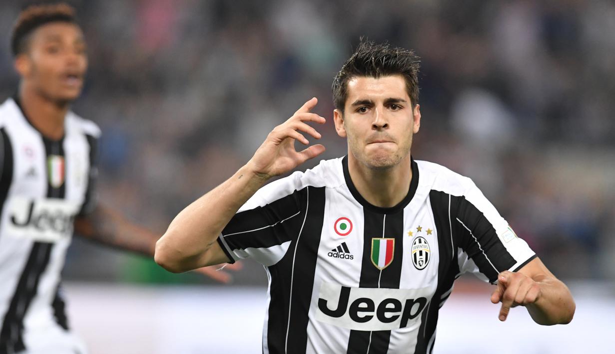 2. Alvaro Morata - Pemain 26 tahun tersebut menjadi ujung tombak Chelsea musim ini. Sebelumnya Morata meraih kejayaan bersama Juventus di Serie A. (AFP/Tiziana Fabi)