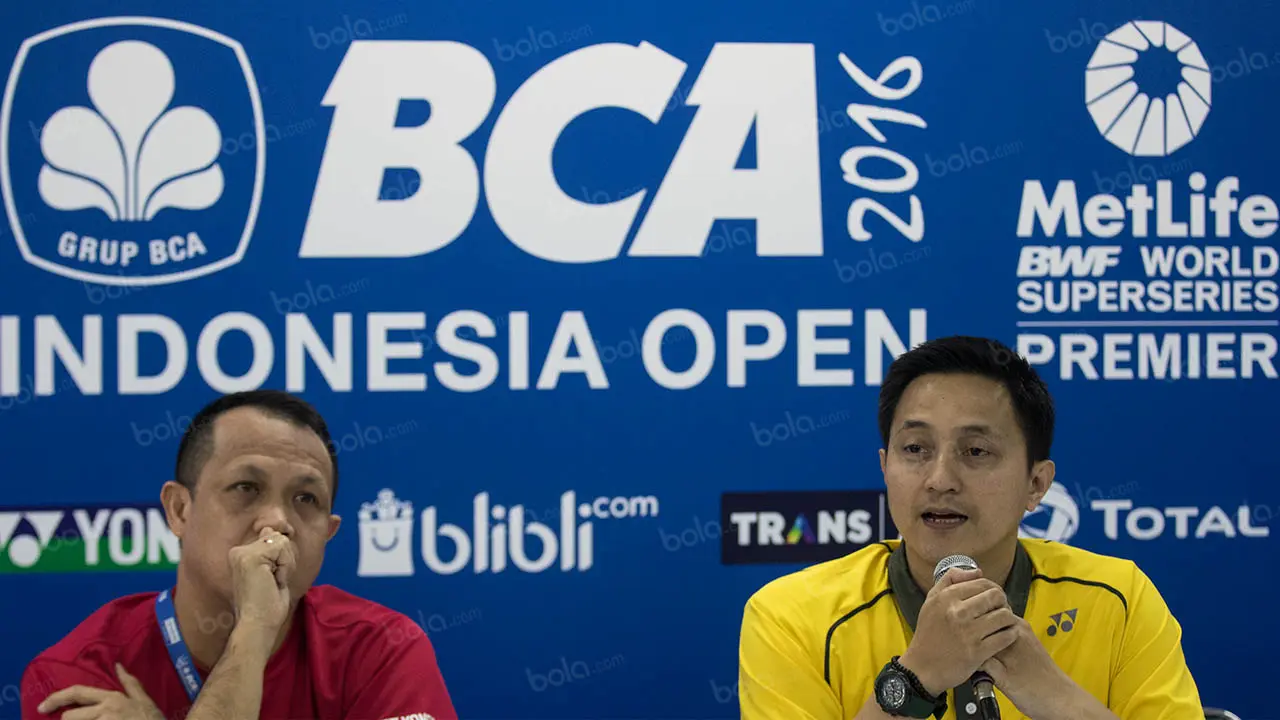 Jumpa Pers Ricky Soebagdja Rexy Mainaky