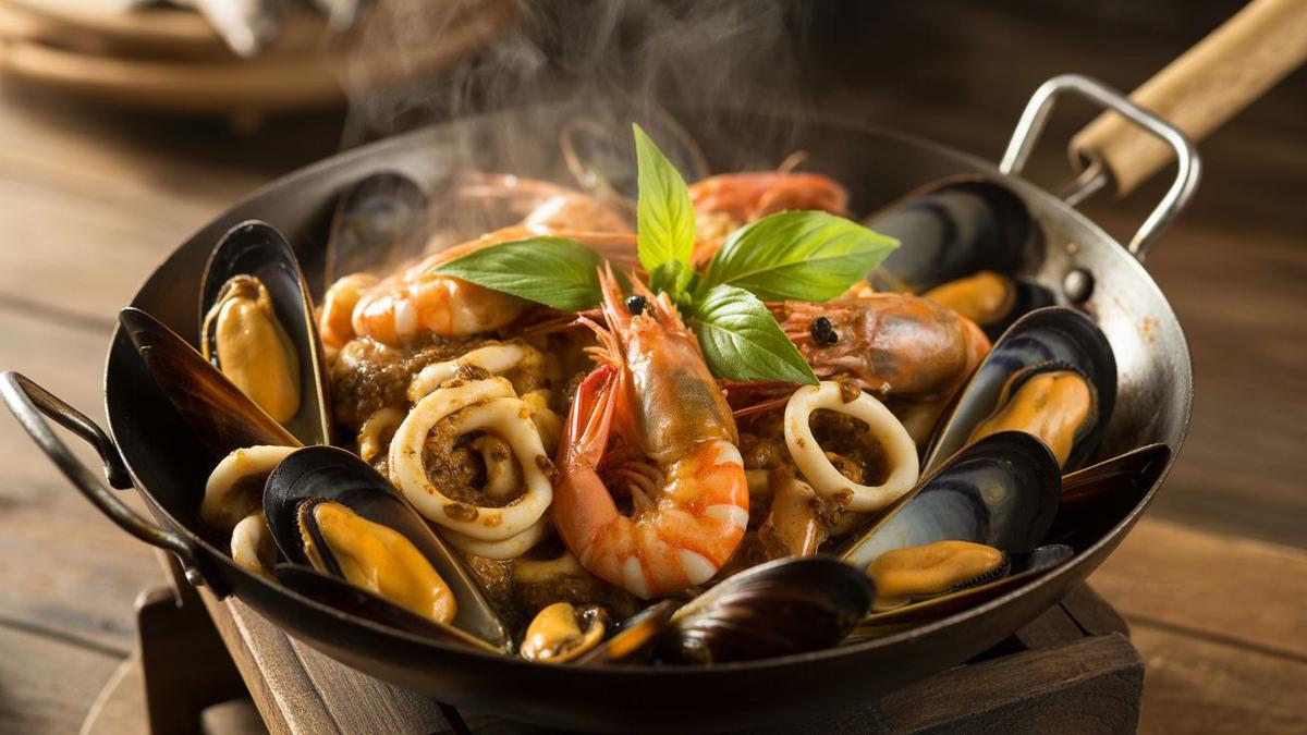Resep Seafood Lada Hitam Kemangi yang Gurih Menggugah