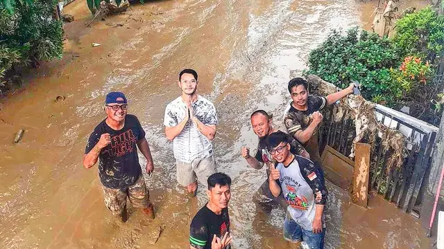 7 Potret Kondisi Rumah Kevin Andrean Usai Dilanda Banjir