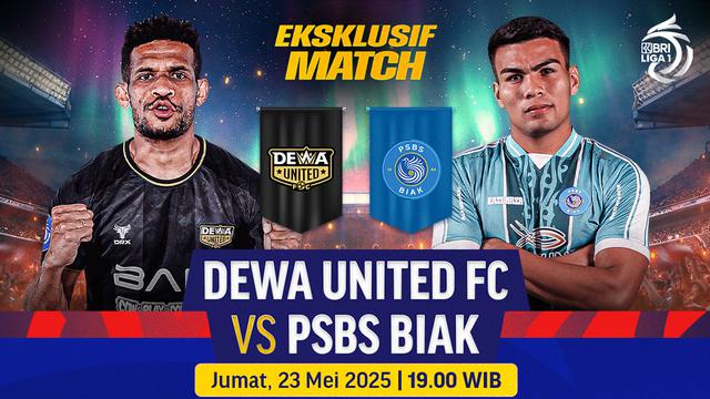 Dewa United vs PSBS di BRI Liga 1 2024/25