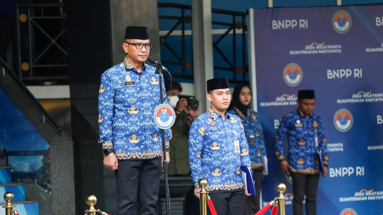 Badan Nasional Pengelola Perbatasan (BNPP) RI menyelenggarakan Upacara Peringatan Hari Lahir Pancasila di Halaman Kantor Sekretariat Tetap BNPP RI, Jakarta, Senin (1/6/2026) (Istimewa)