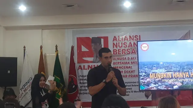 Ali Syakieb saat menghadiri acara yang digelar oleh Alnusa