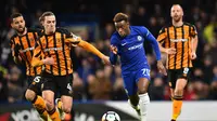 Callum Hudson-Odoi sudah tampil untuk Chelsea sejak musim lalu (Glyn KIRK / AFP)