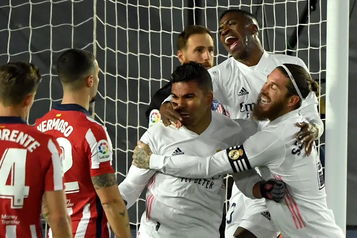 FOTO: Bungkam Atletico Madrid, Real Madrid Tembus 3 Besar Klasemen Liga Spanyol