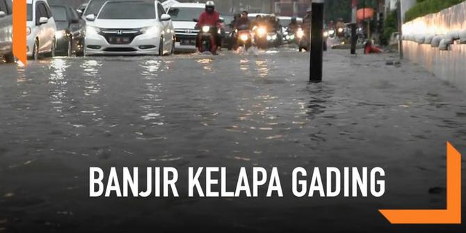 VIDEO: Banjir Merendam Kawasan Kelapa Gading