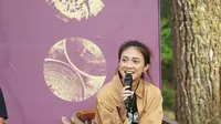 Rahmania Astrini saat ditemui di di Orchid Forest Cikole, Lembang, Bandung, Jawa Barat, Rabu (9/8/2023).