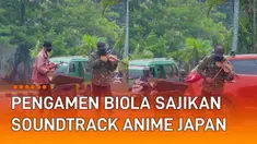 Seorang pengamen biola di Bandung, Jawa Barat ini viral.