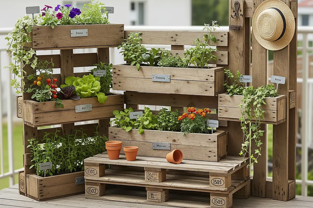 Model Kebun Mini Sederhana (Image by Gemini AI)