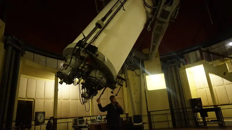 Teropong Zeiss di Observatorium Bosscha