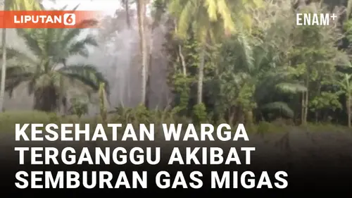VIDEO: Semburan Gas Migas Masih Tak Bisa Diatasi, Warga Alami Gangguan Pernapasan