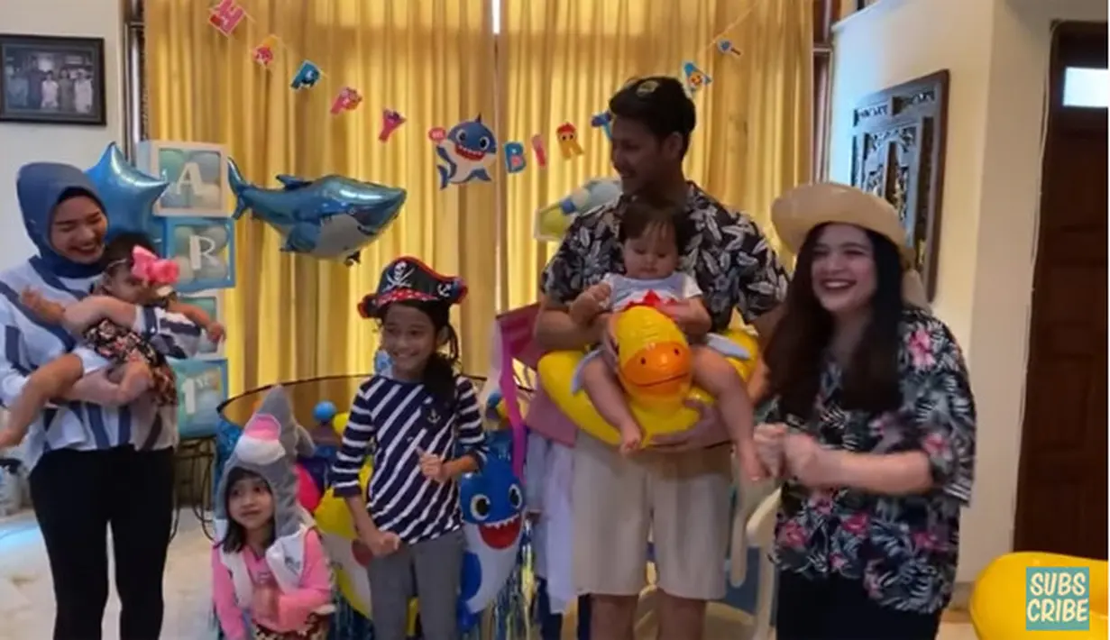 Anak Tasya Kamila Ultah ke-1 (Youtube/ Tasya Kamila)