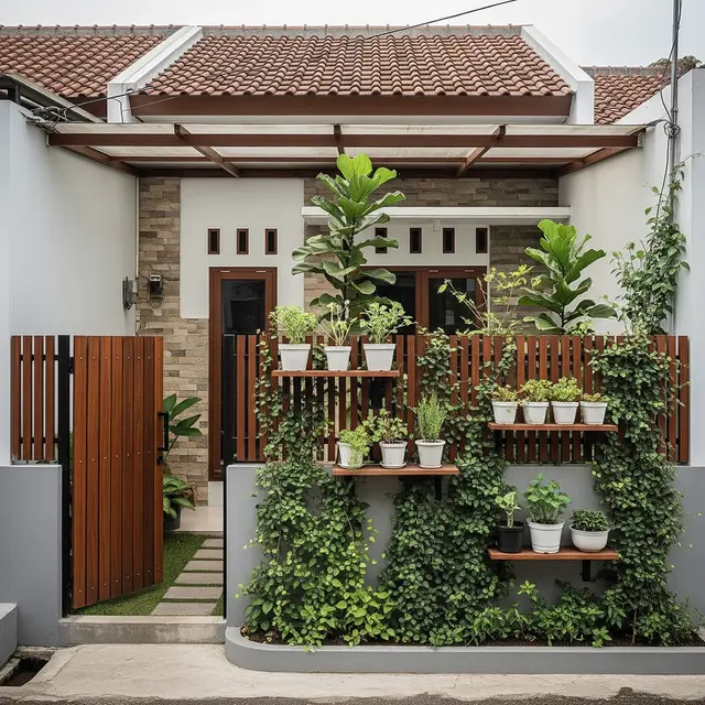 9 Kebun Mini di Pagar Rumah Biar Hemat Lahan, Bikin Hunian Asri dan Produktif